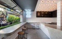 分享50平米汉堡快餐餐厅设计效果图